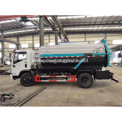 Best price 4x2 sewage suction tanker truck